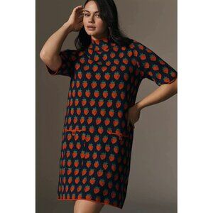NWT Size 1X - Anthropologie The Annalise Mock Neck Mini Sweater Dress